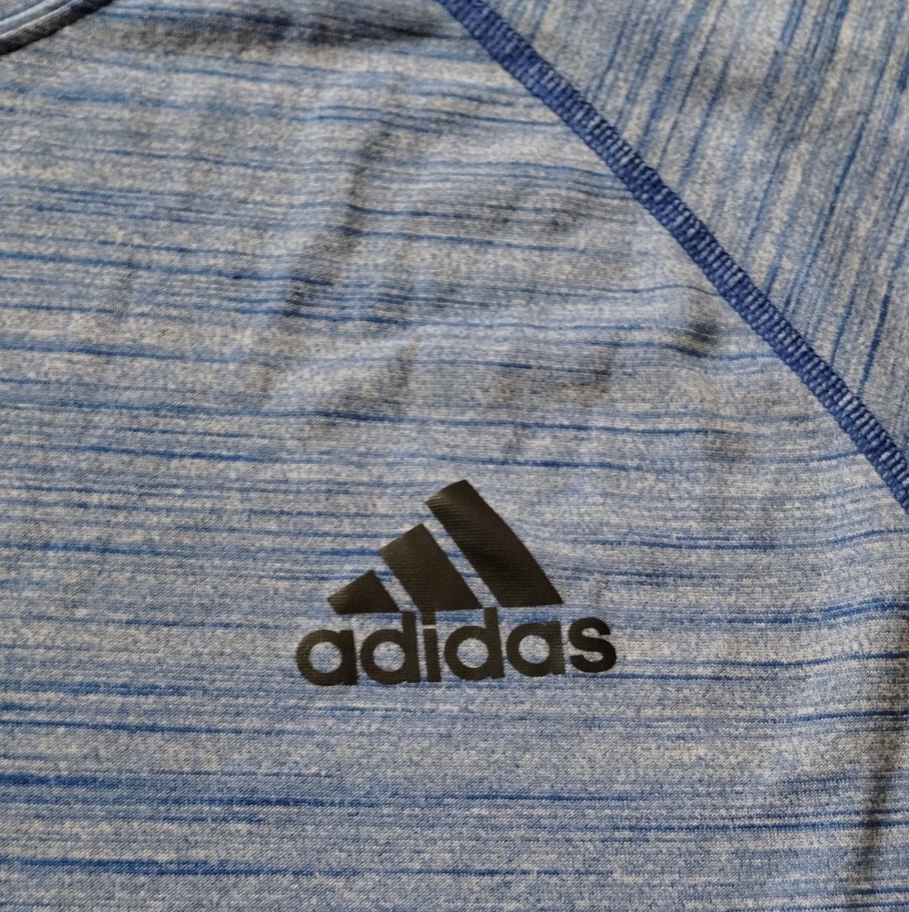 Adidas Ultimate Tee Climalite Long Sleeve Shirt Men M Casual Running WorkOut - Picture 6 of 14